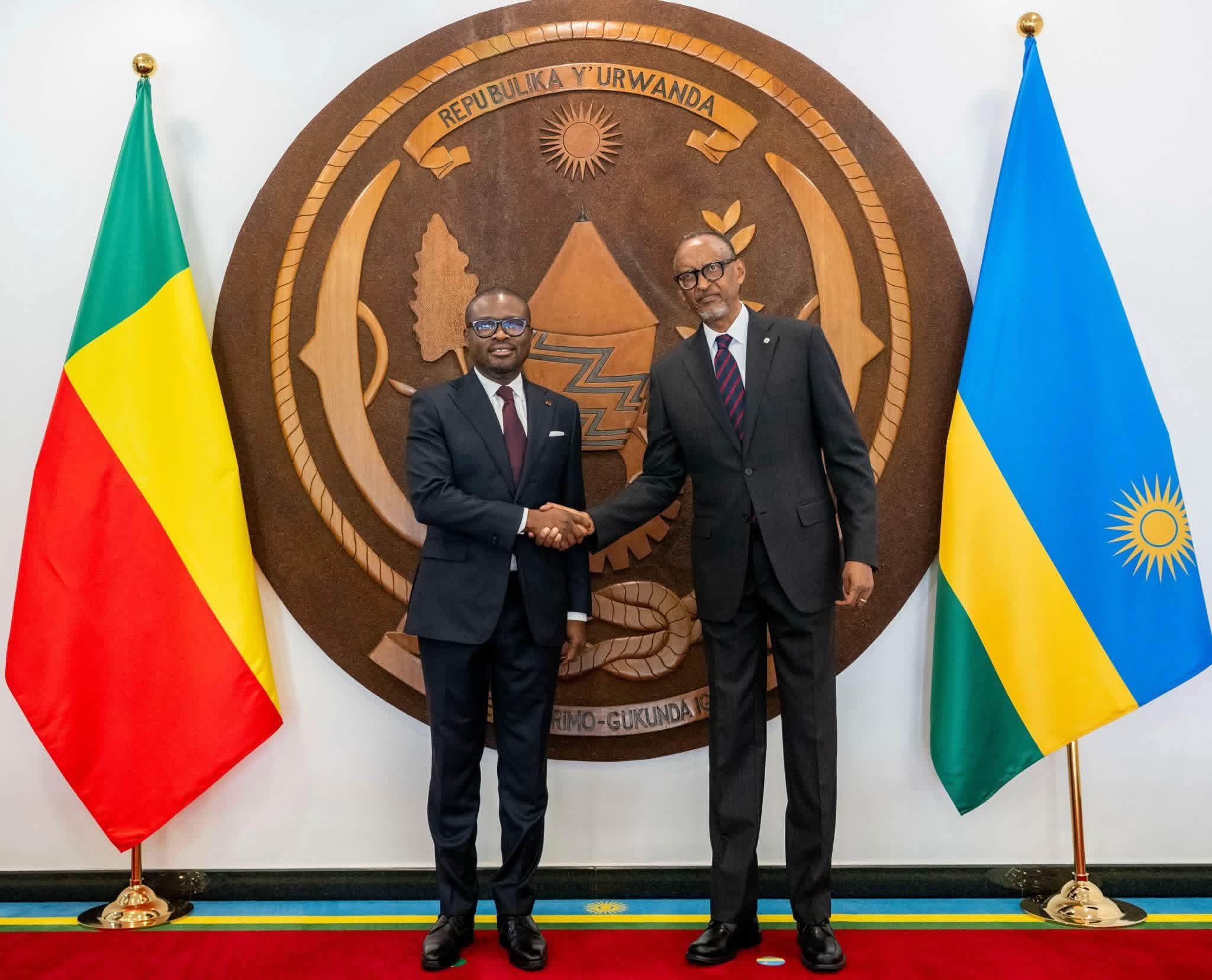 Bénin–Rwanda : le président Romuald Wadagni chez Paul Kagame